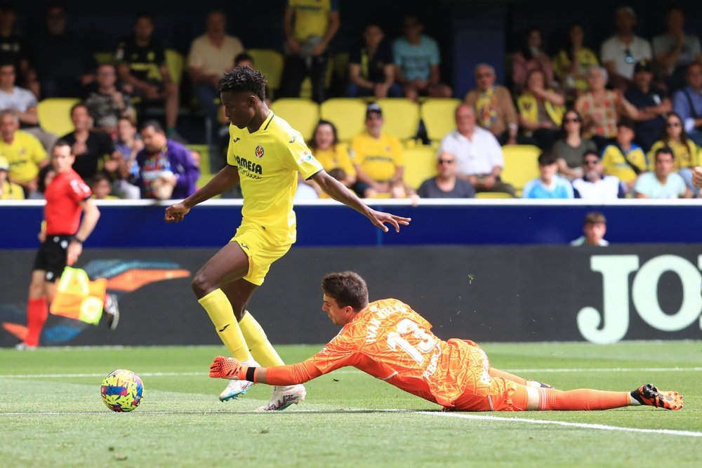 Jackson scored a brace in Villarreal's 3-1 win over Celta. EFE