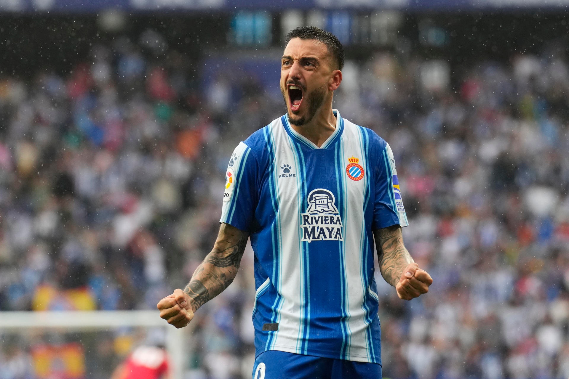 Real Madrid are close to signing Joselu Mato on loan for one season. EFE