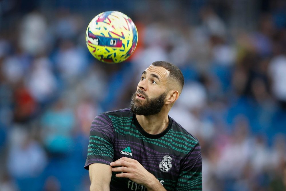 Benzema parmi les forfaits pour affronter la Real Sociedad. EFE/ Juan Carlos Hidalgo