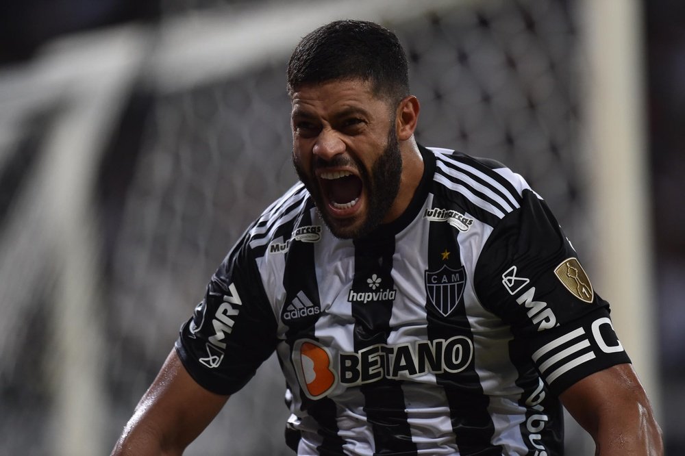 Hulk, com a camisa do Atlético-MG, em foto de arquivo. EFE
