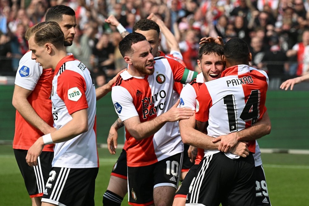 Le Feyenoord Rotterdam sacré champion des Pays-Bas. afp