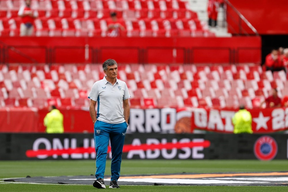 Mendilibar : 'Cette finale est une récompense pour les entraîneurs de petites équipes'. EFE