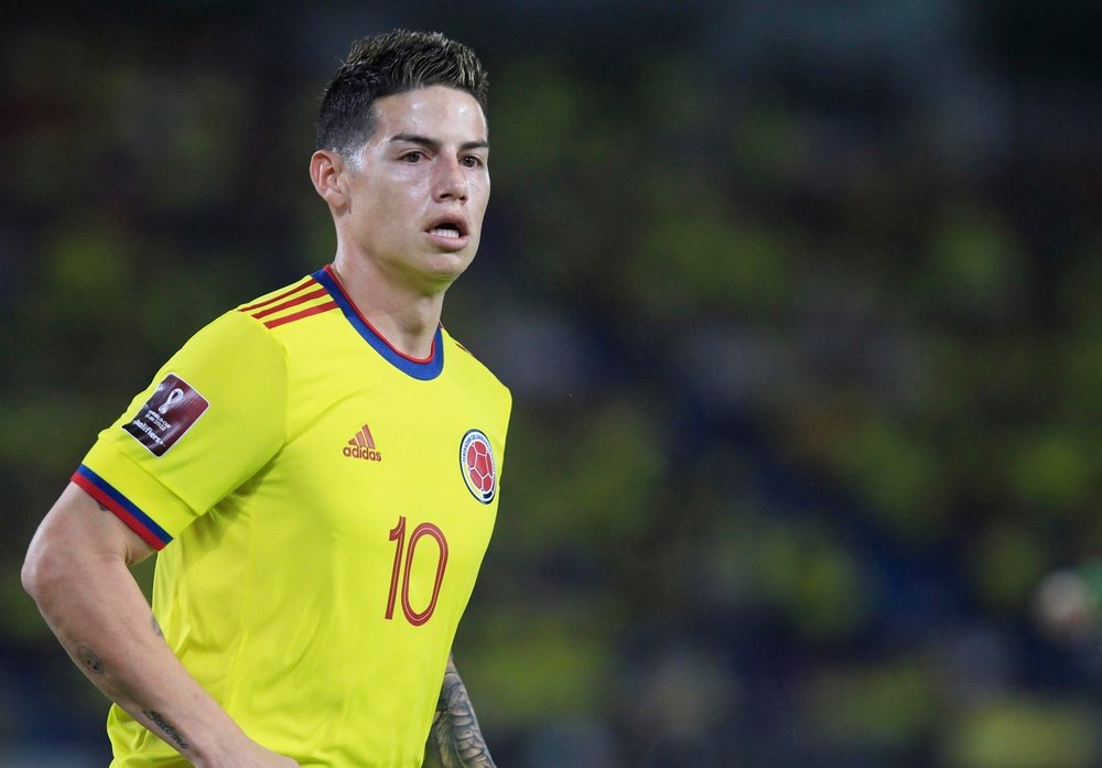 O São Paulo avança por James Rodríguez. EFE