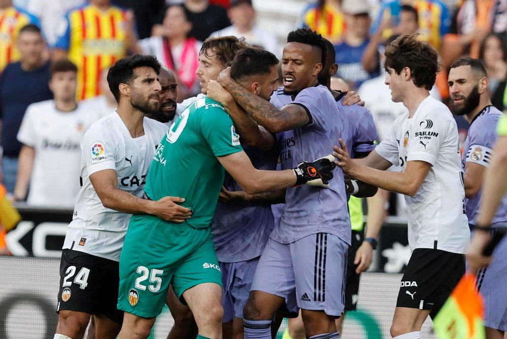 Valence et Real Madrid. EFE