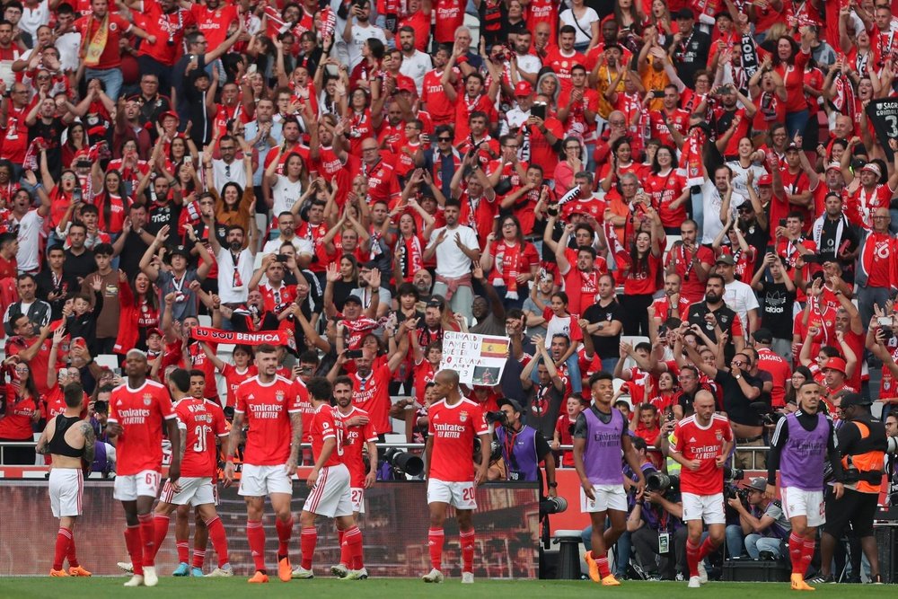 O Benfica é o campeão português 2022-23. EFE