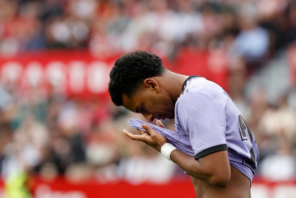 Rodrygo got angry because he wanted to get a hat-trick against Sevilla. EFE