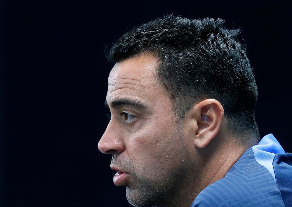 Xavi Hernandez was surprised by Arsenal's intensity. EFE