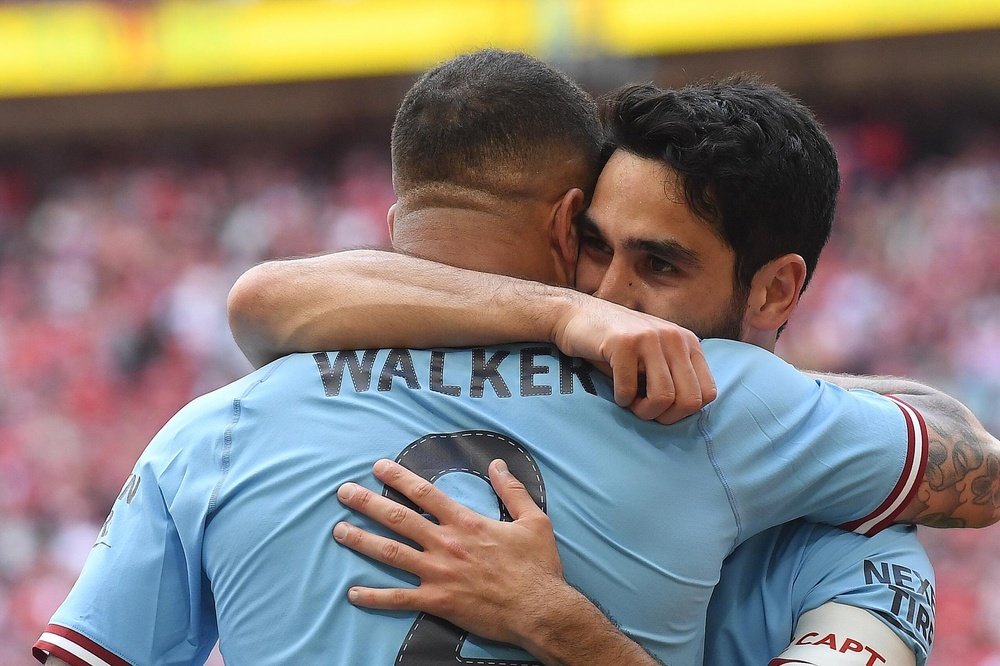 Walker missed the last training session before the UCL final. EFE