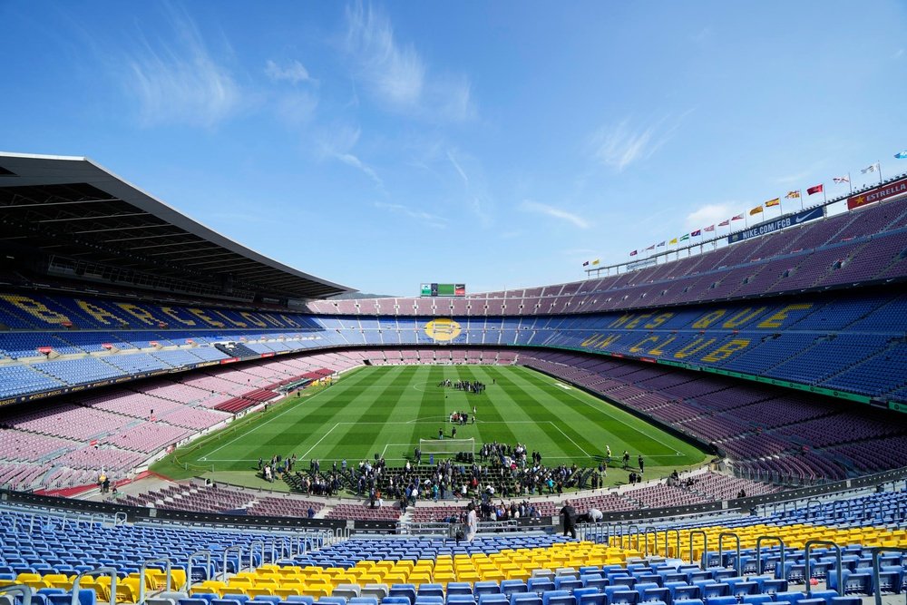 Barca to start working on the Spotify Camp Nou renovation. EFE