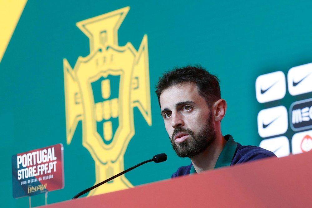 Bernardo Silva spoke ahead of Portugal's clash with Bosnia. EFE