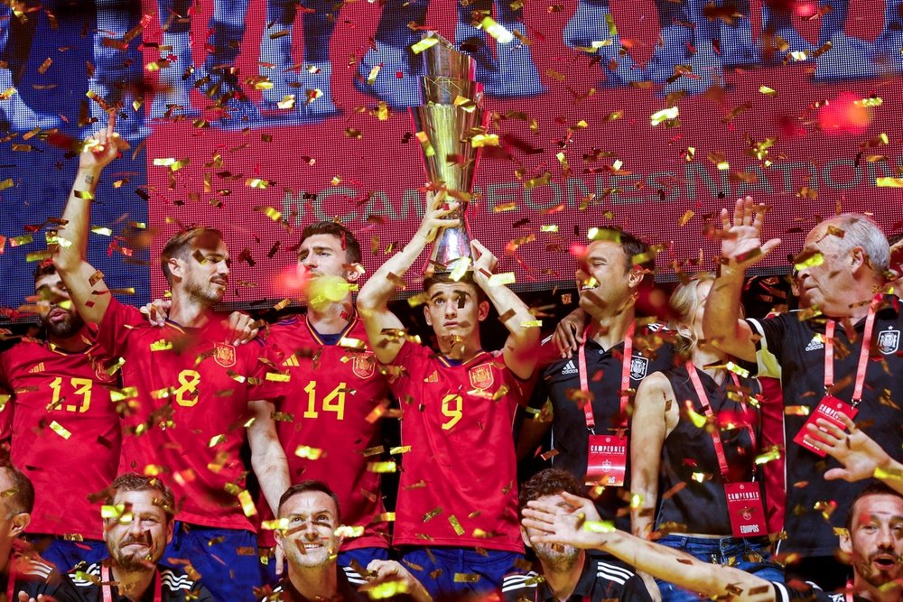 L'Espagne célèbre son premier titre depuis 2012. EFE