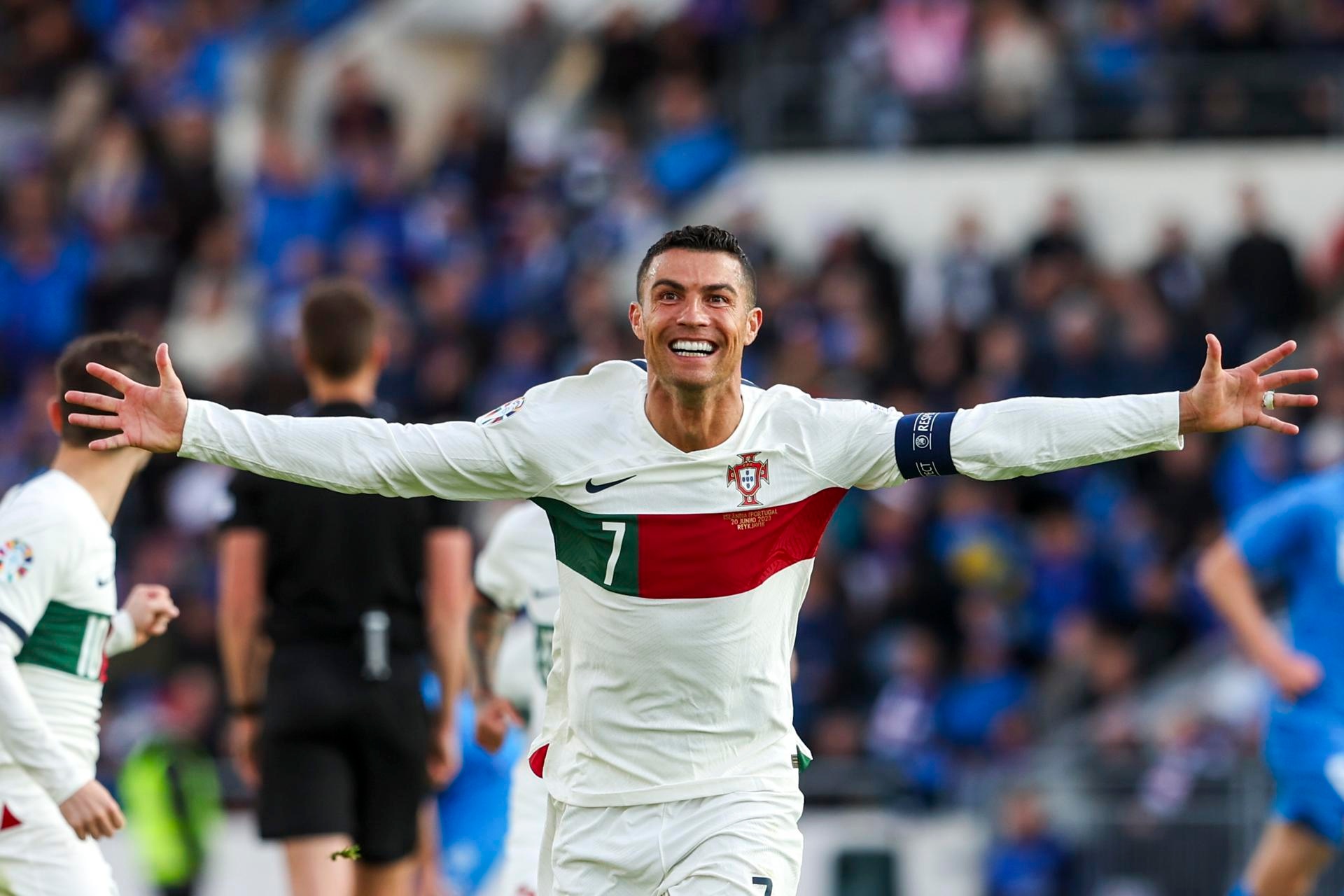 Cristiano Ronaldo, autor del único gol. EFE