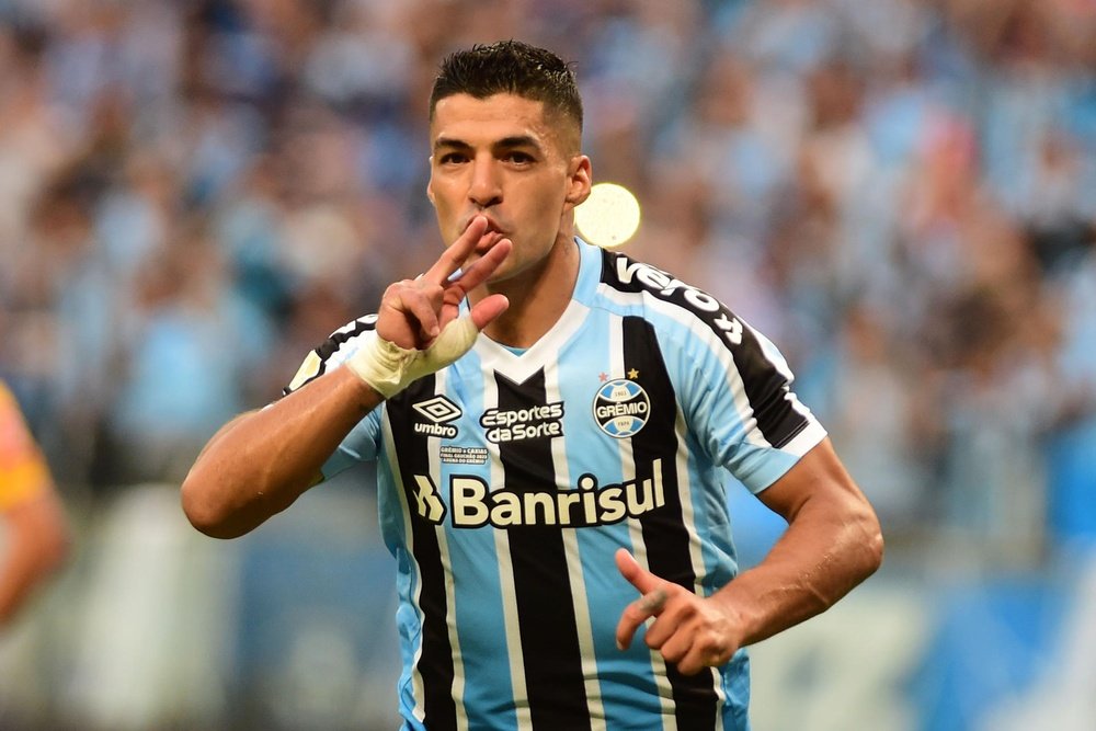 A grave situação de Luis Suárez no Grêmio. EFE