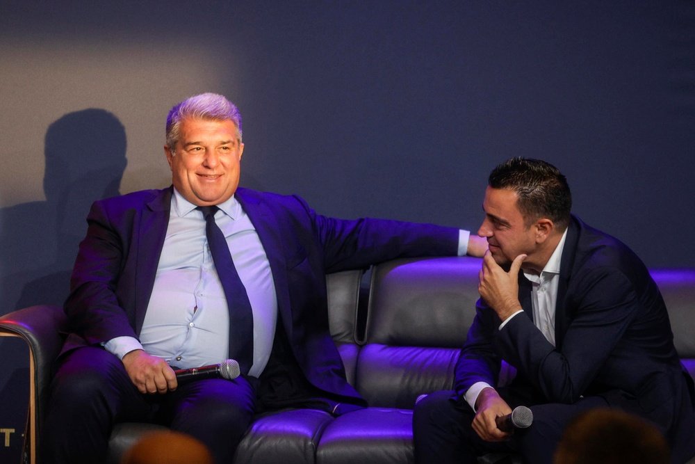 Laporta spoke ahead of Barcelona's match against Villarreal. EFE