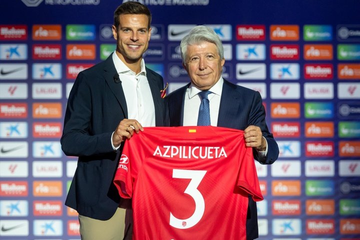Azpilicueta a été présenté par l'Atlético de Madrid