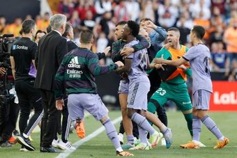 Vinicius, jugador del Real Madrid, declarará este jueves de forma telemática por los insultos racistas que recibió el pasado mes de mayo en Mestalla, en el partido ante el Valencia.