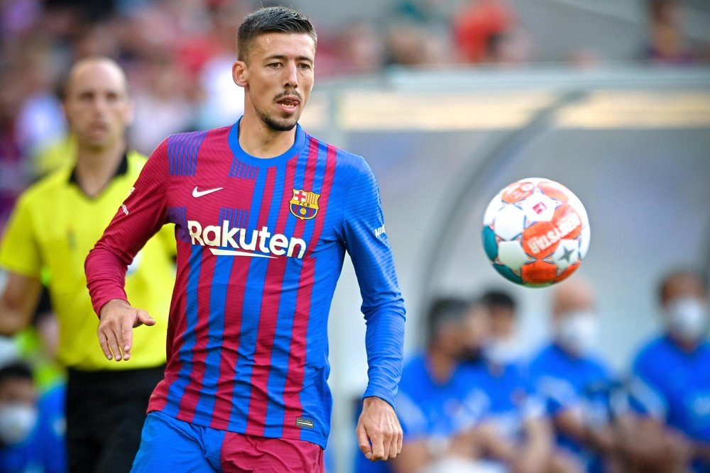 Lenglet has not played a single minute in the Premier League this season. EFE