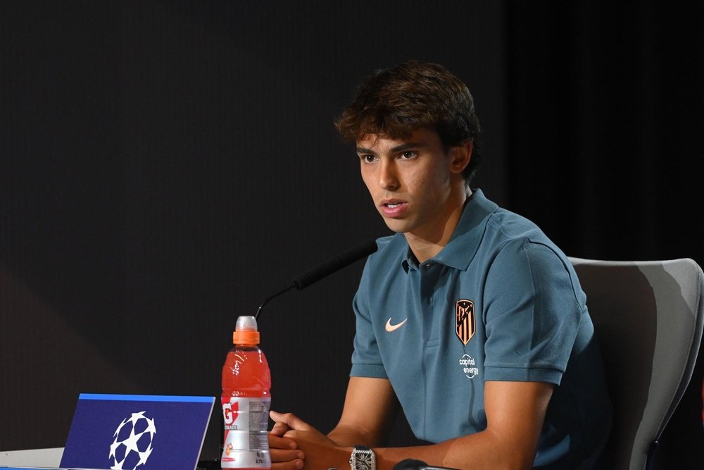 Joao Felix made it clear that his desire is to play for Barcelona. EFE