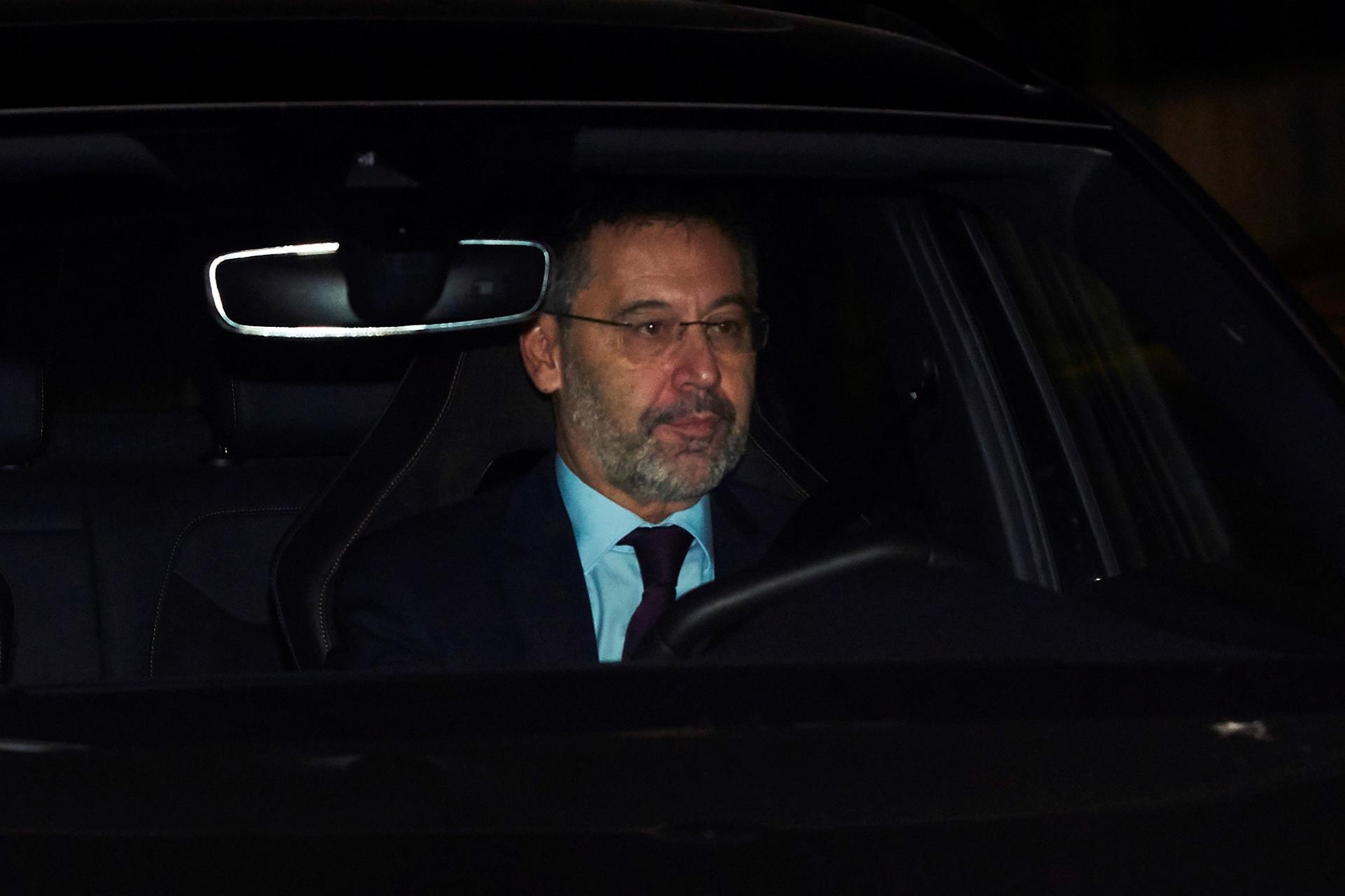 Rosell y Bartomeu, ante el juez este jueves. EFE