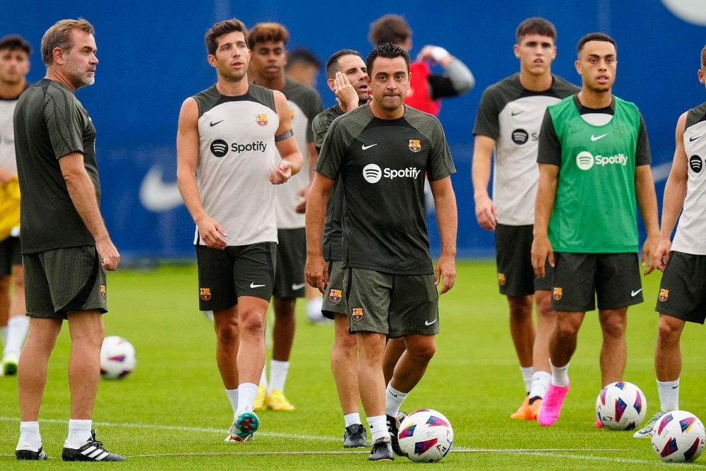 O Barça corre contra o tempo. EFE
