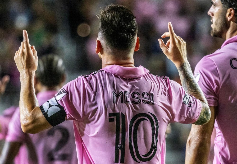 Messi ha fatto 8 gol in 5 partite con l'Inter Miami. EFE
