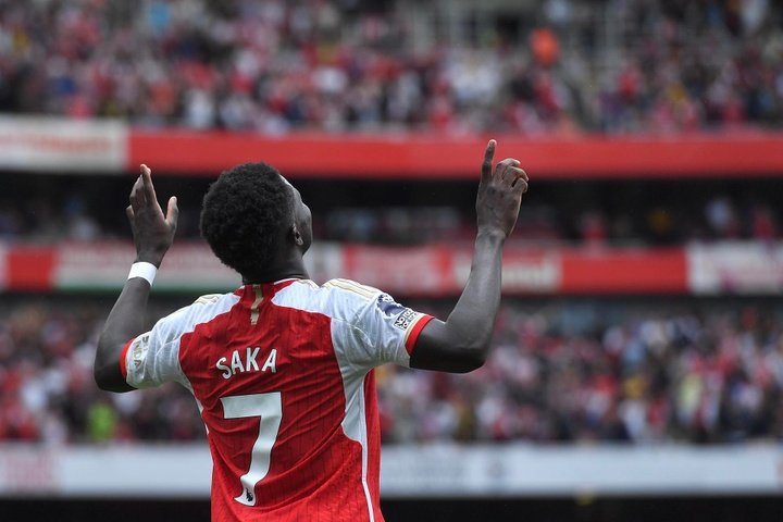 Arsenal starboy Saka beats Bellingham to England's player of the year award