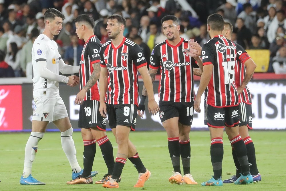 São Paulo confirma as lesões de Rafinha, Lucas e Rato. EFE/ José Jácome