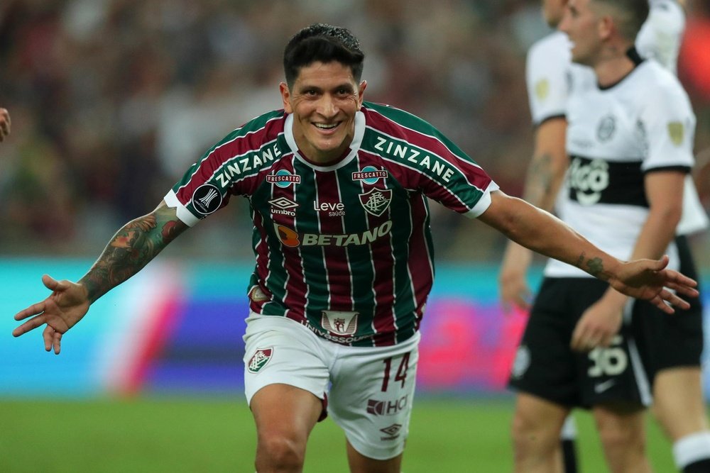 Germán Cano mantém com vida ao Fluminense. EFE