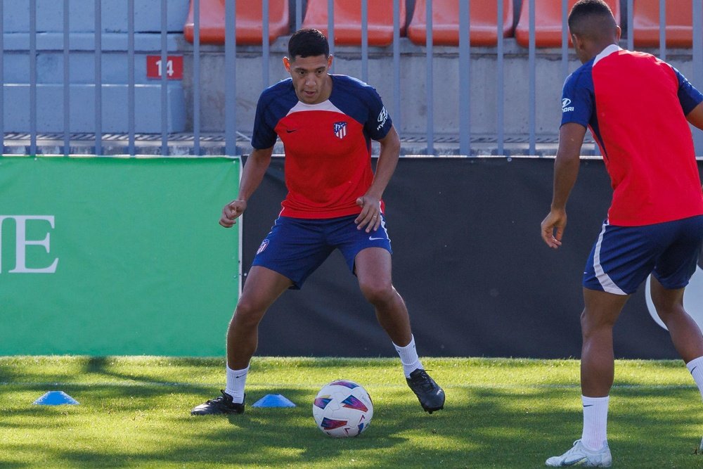 Nahuel Molina out against Celta. EFE