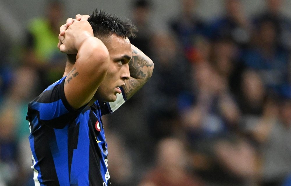 Lautaro Martínez casi ficha por el Atlético de Madrid. EFE