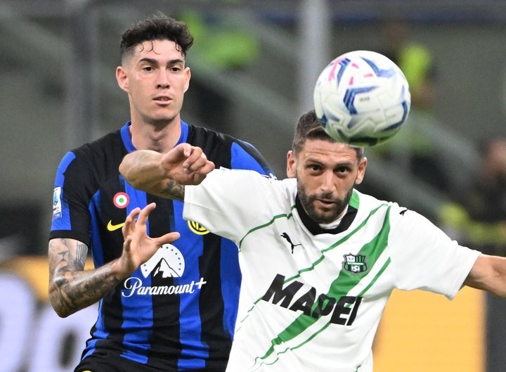 El Inter perdió por 1-2 ante el Sassuolo. EFE