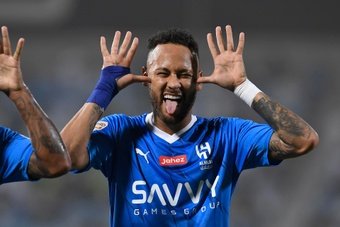 El astro brasileño Neymar da Silva, extremo del Al Hilal saudí, ha entrado en la última etapa de su recuperación para poder volver al terreno de juego tras sufrir una rotura del ligamento cruzado el pasado mes de octubre.