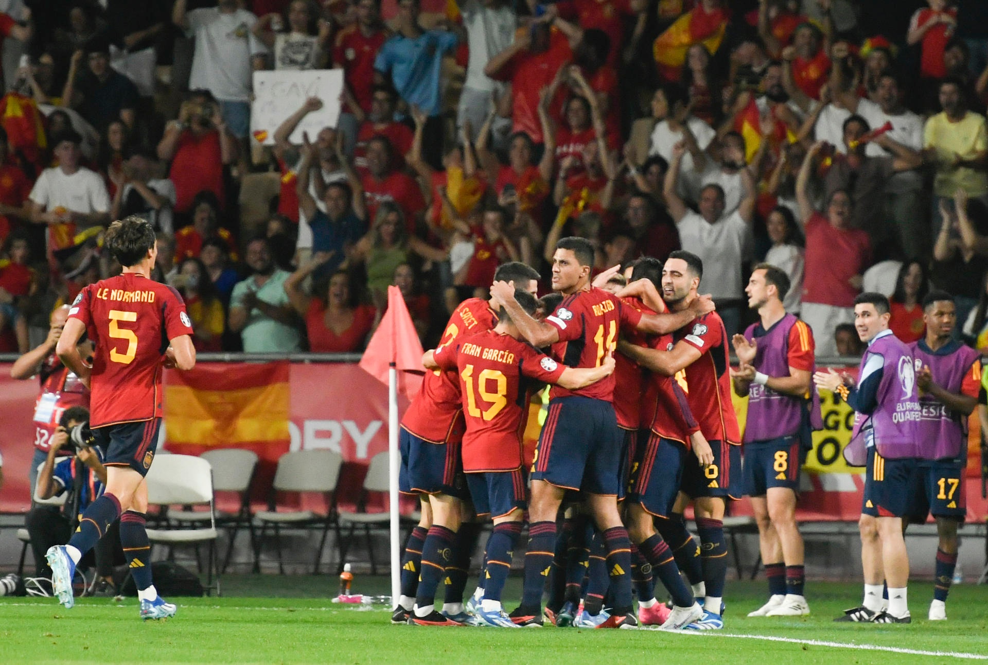 'La Roja' have already qualified for the 2024 EUROs. EFE