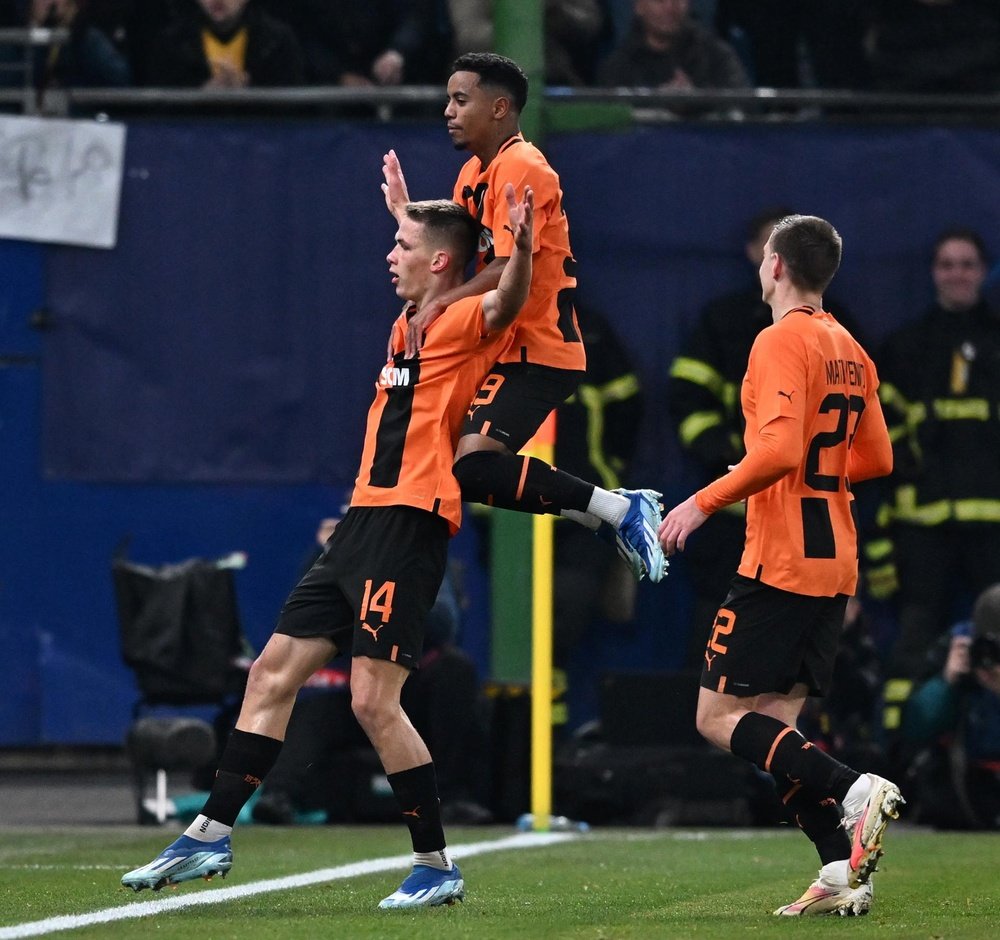 Sikan scored the winner for Shakhtar against Barca. EFE