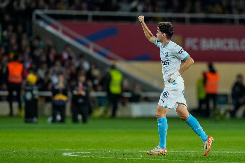 Miguel Gutierrez is considered one of the best full-backs in La Liga. AFP