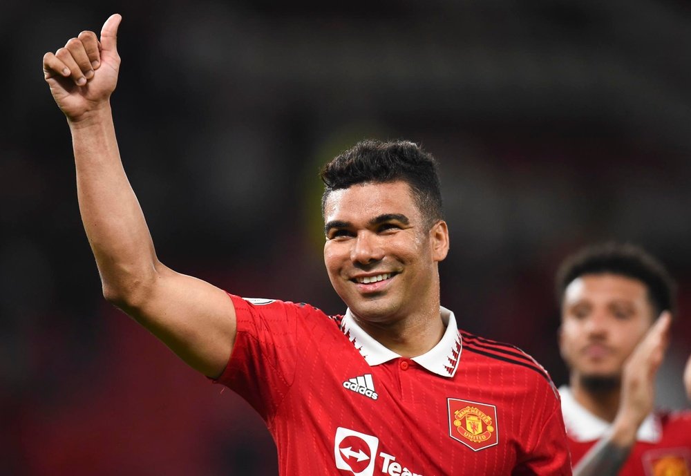 Casemiro has praised the arrival of new Man Utd coach Amorim. AFP