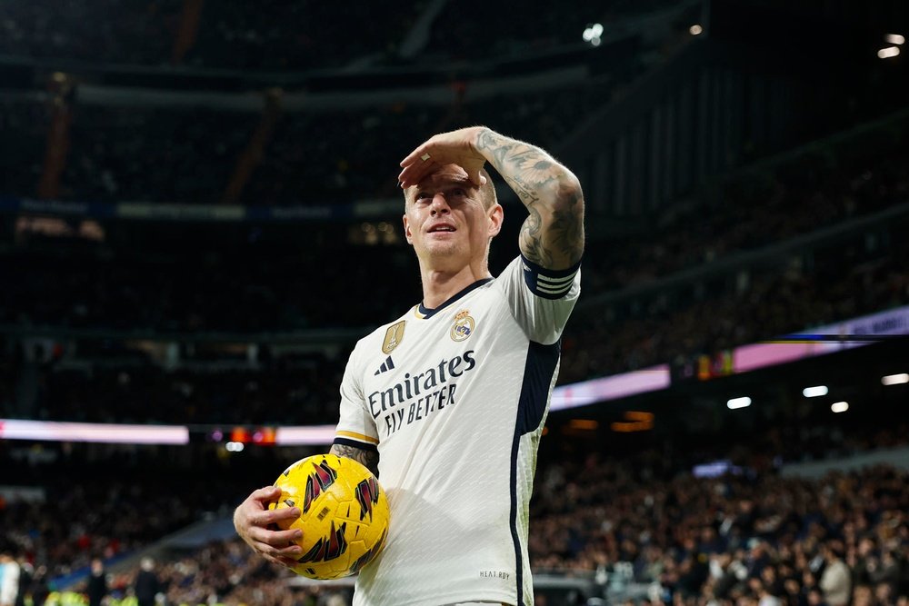 Kroos sobre as vaias na Arábia Saudita. EFE/ Sergio Pérez