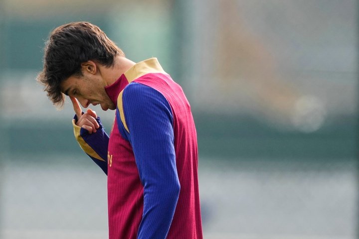 Joao Felix trains with Barca two days ahead of Champions League action