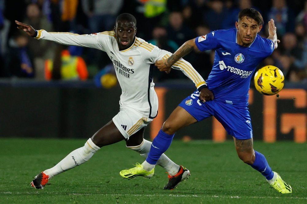 Mendy y Rüdiger vuelven a una lista sin Carvajal ni Camavinga. EFE/Juanjo Martín