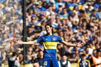 Boca Juniors metió la cabeza en dieciseisavos de final de la Copa Argentina al ganar con claridad a Central Norte con dos goles de Cavani y uno de Merentiel (3-0).
