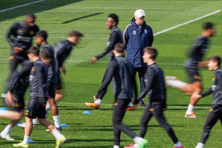 Courtois remains with the group ahead of the Leipzig game