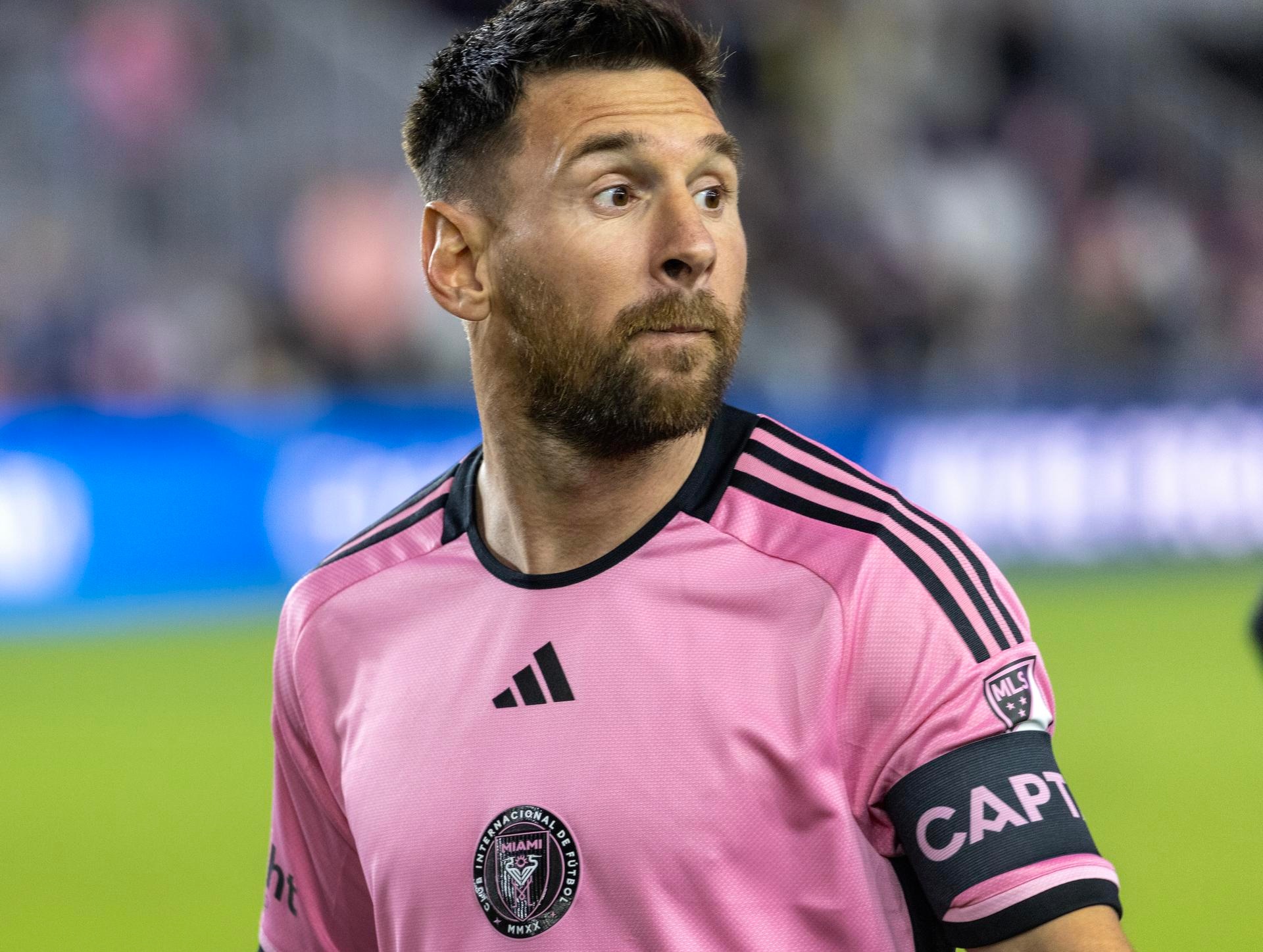 Messi is expected to miss Miami's clash against DC United. EFE