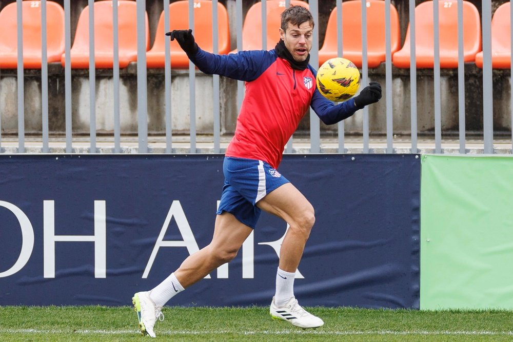 Azpilicueta makes Atletico's squad for Villareal. AtleticoDeMadrid-EFE