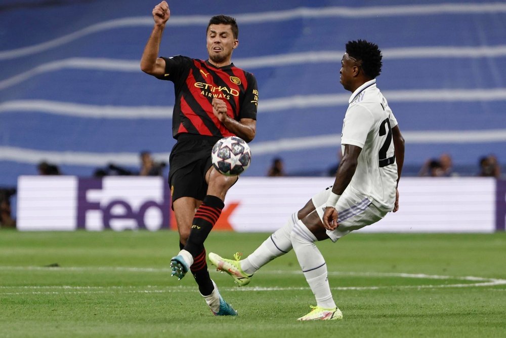 Rodri a déclaré qu'il a toujours respecté Vinicius Jr. EFE
