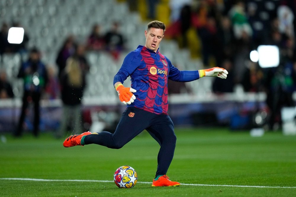 Ter Stegen has gone 403 minutes without conceding a goal in La Liga. EFE