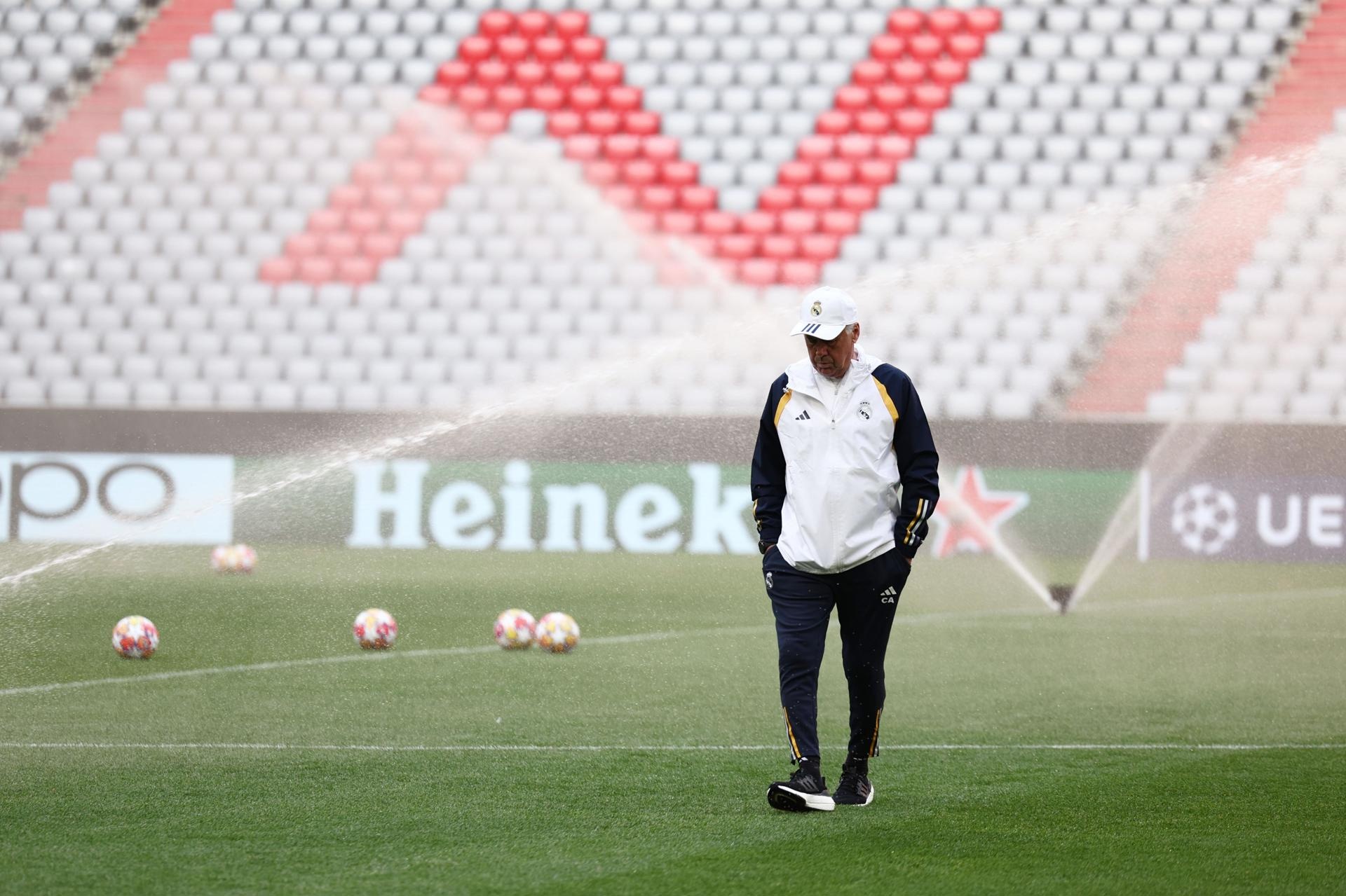 El Madrid ya entrena para el Betis pensando en Londres