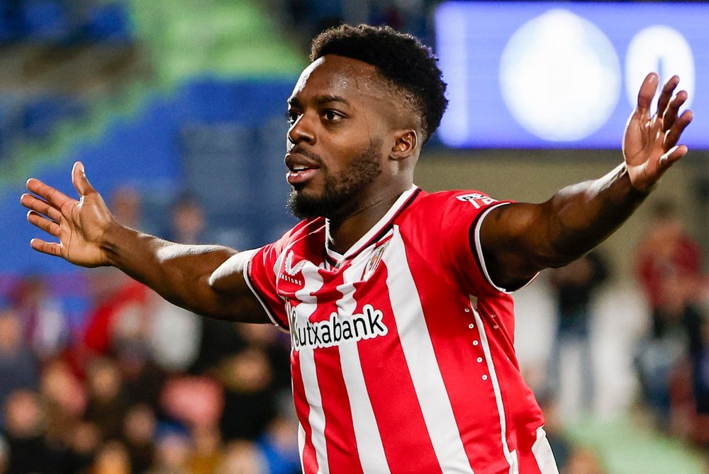 Inaki Williams will miss next Saturday's match in Valllecas. EFE