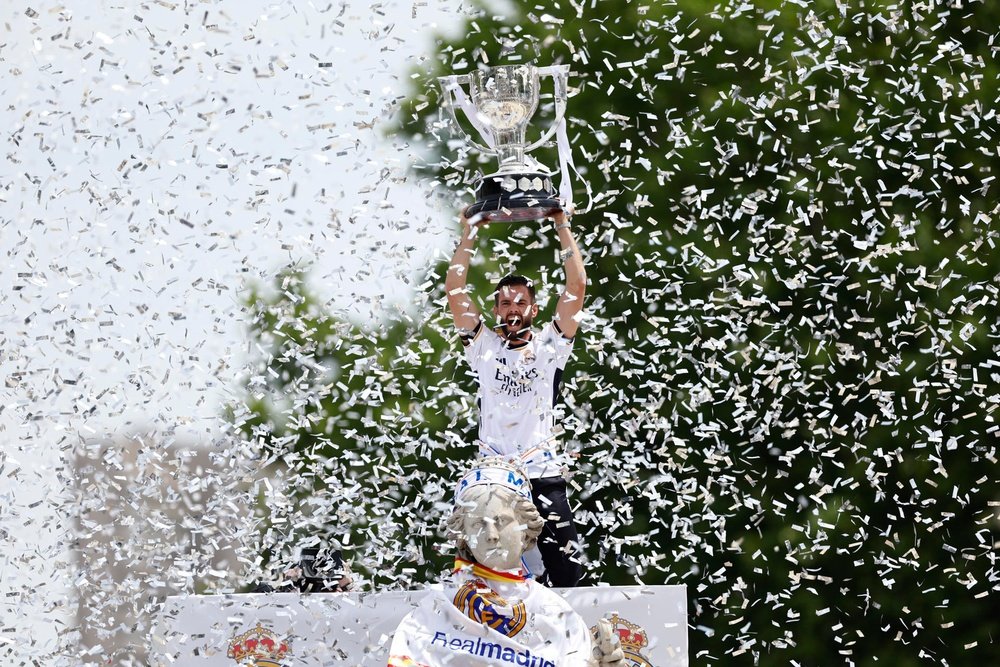 Nacho Fernandez will bid farewell to the 'Merengues' on Wednesday. EFE
