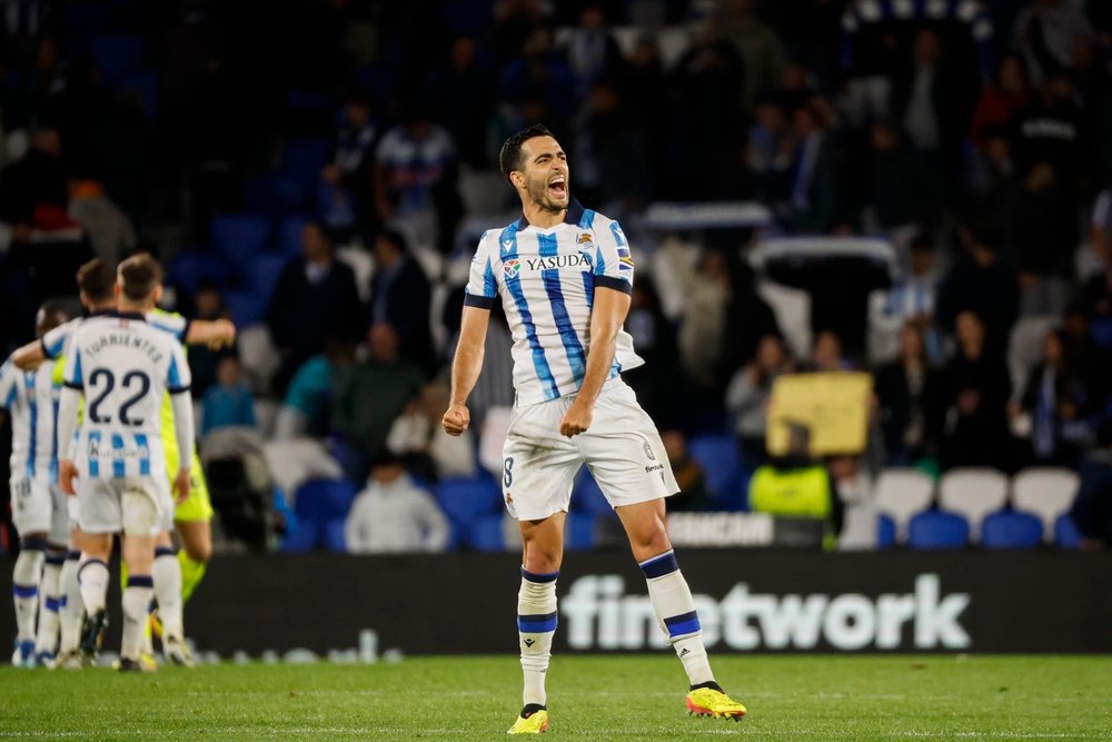 El Arsenal quiere fichar a Mikel Merino. EFE