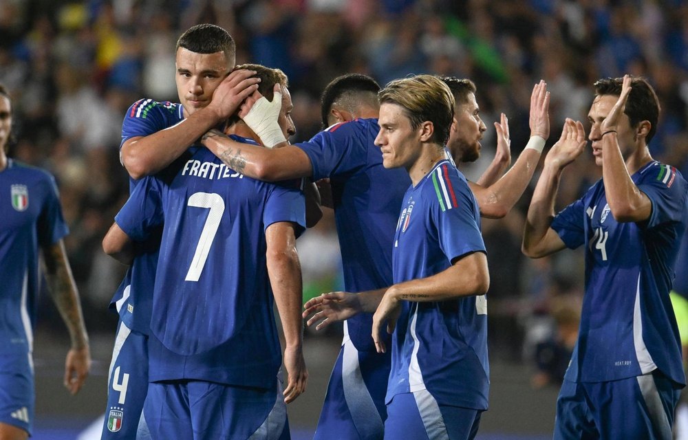 Azzurri in svantaggio per la 4ª volta in 4 partite. EFE